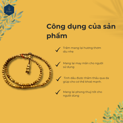 Vòng trầm hương 350