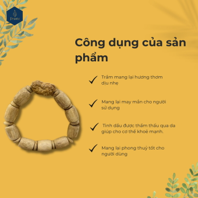 Vòng trầm hương 350 kiểu 2