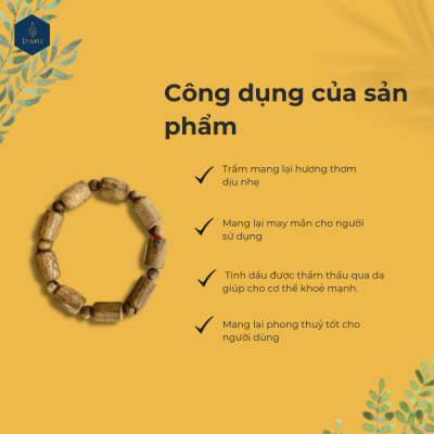 Vòng tay trầm hương 400