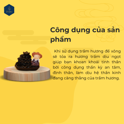 Xông trầm thác khói chú tiểu