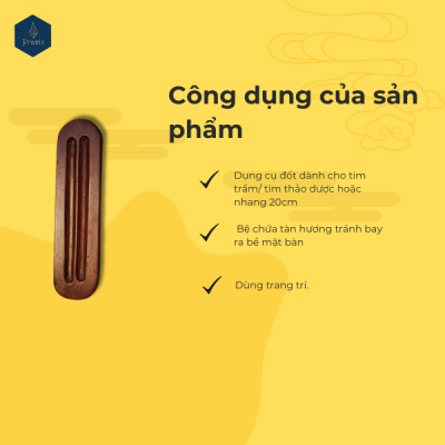 Máng đốt gỗ 2 rảnh