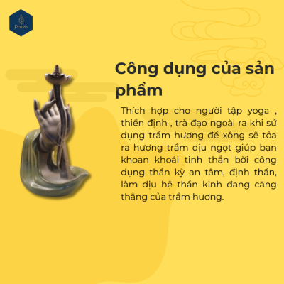 Xông Trầm Khói Hoa Nâu